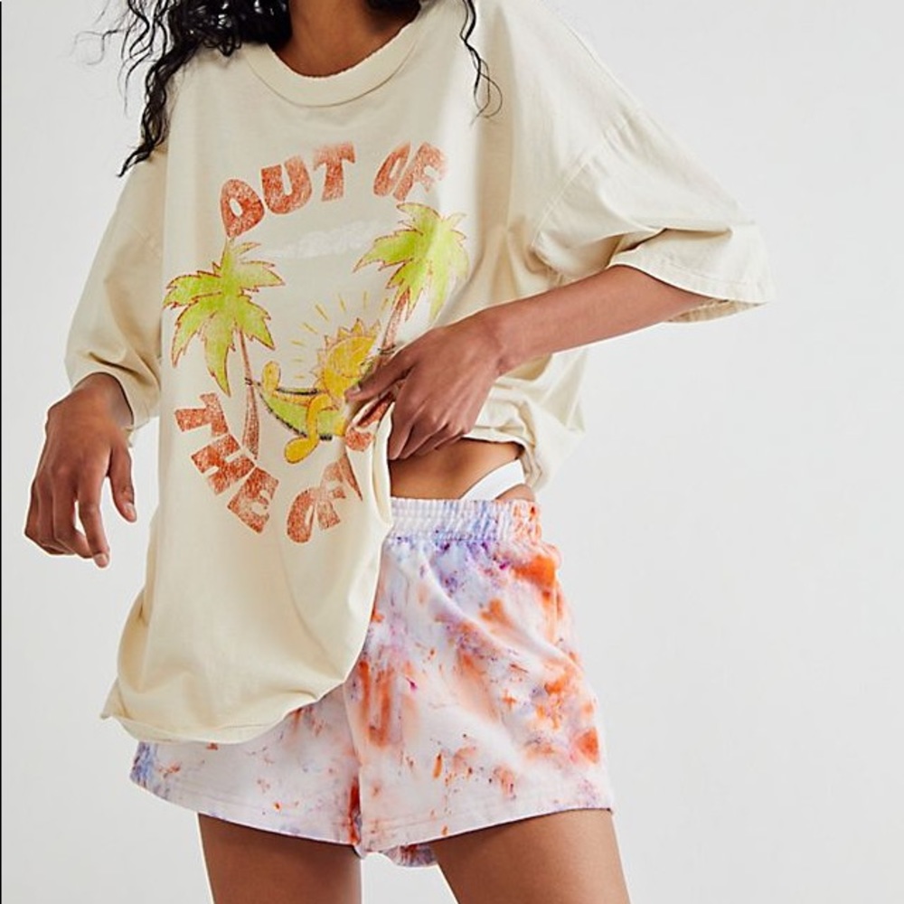 FP Riverside Tool & Dye Tie-Dye Mini Sweat Shorts